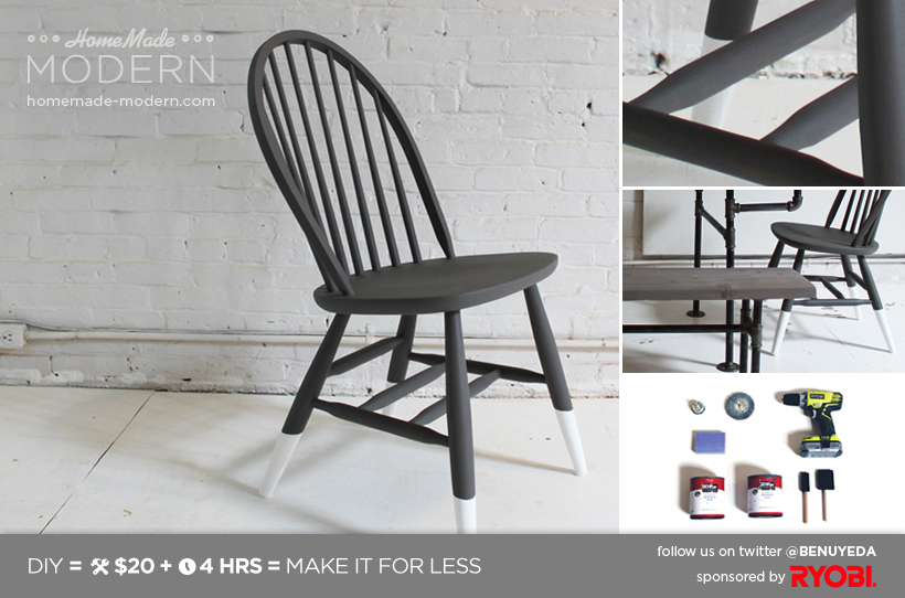 HomeMade Modern DIY EP5 Dip Dye Chair Postcard