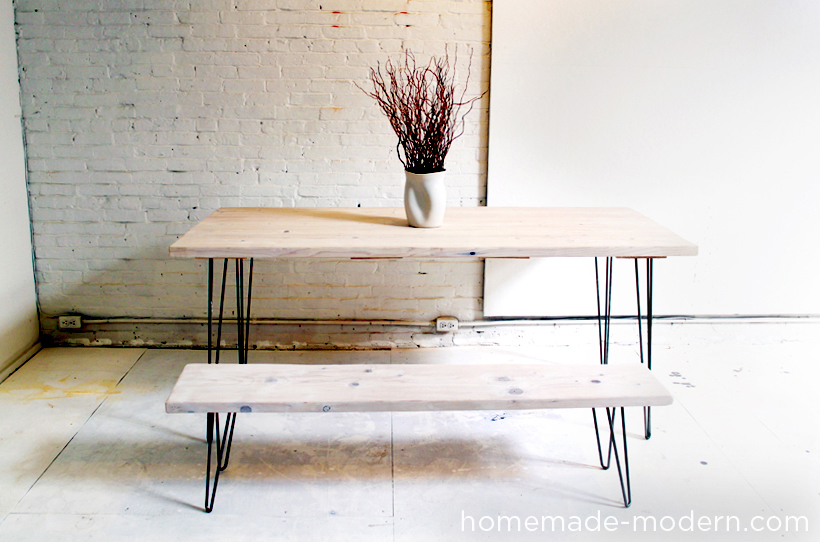 Homemade Modern Ep3 Wood Iron Table