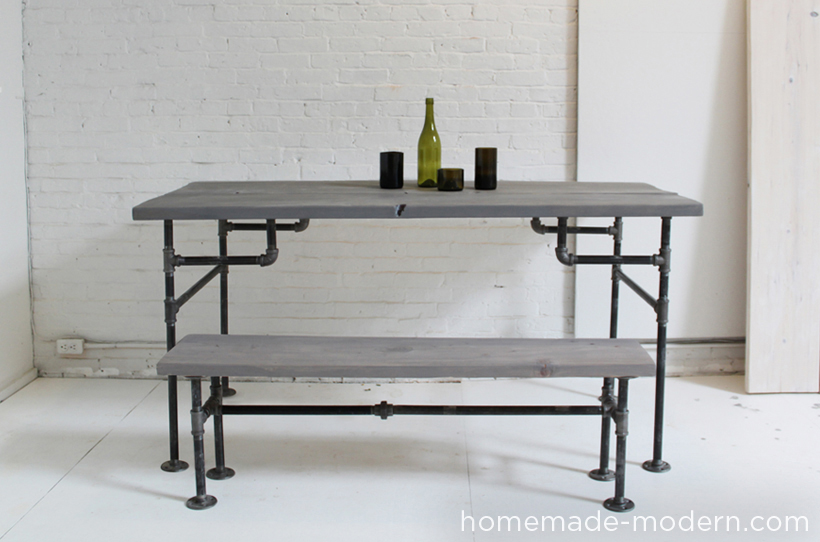 plumbing pipe dining table