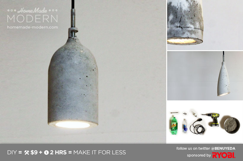 Homemade Modern Ep9 Concrete Pendant Lamp