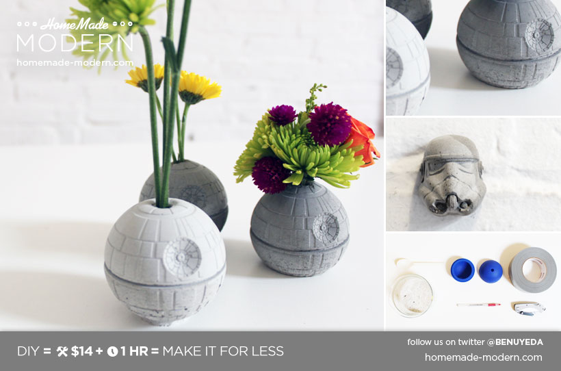 star wars flower vase