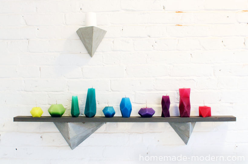HomeMade Modern DIY EP12 Faceted Concrete Hooks Options
