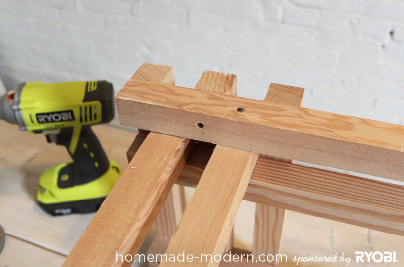 HomeMade Modern DIY EP15 Concrete + Wood Coffee Table Step 9