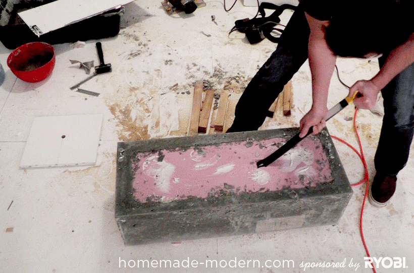 HomeMade Modern DIY EP16 Concrete Planter Step 11