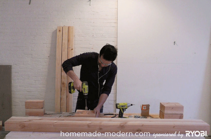 HomeMade Modern DIY EP17 Modern Rustic Mudroom Step 2