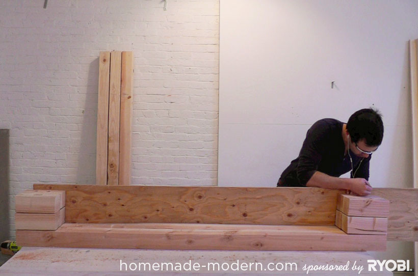 HomeMade Modern DIY EP17 Modern Rustic Mudroom Step 3