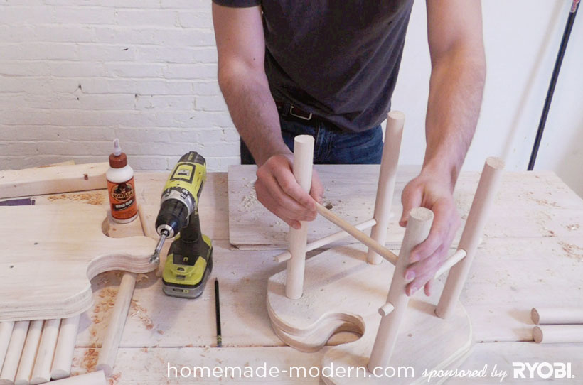 HomeMade Modern DIY EP18 Puzzle Stool Step 11