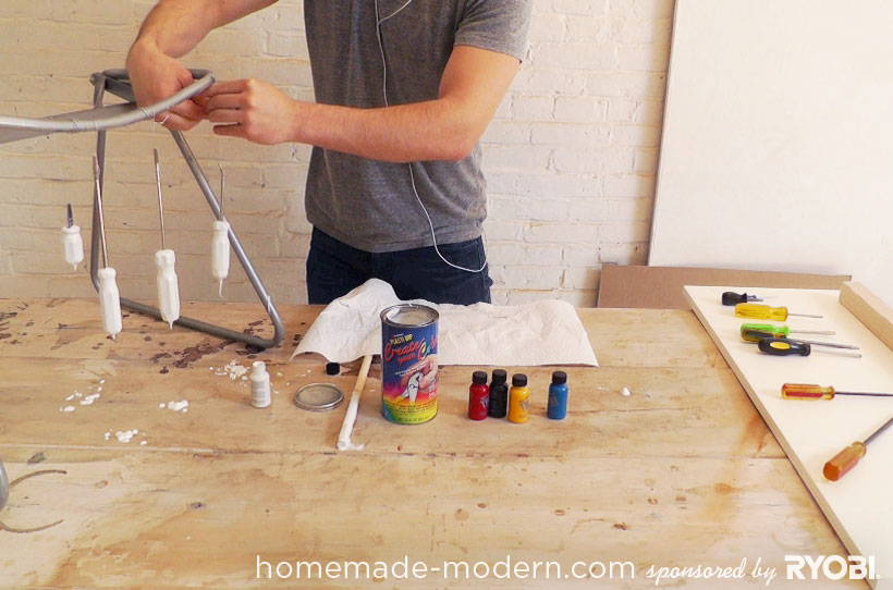 HomeMade Modern DIY EP19 Screwdriver Coat Rack Step 2