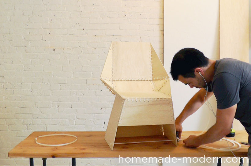 HomeMade Modern DIY EP21 The ZipStich Chair Step 8
