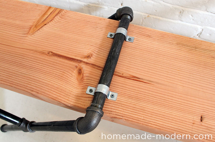 HomeMade Modern DIY Pipe Bench Step 2