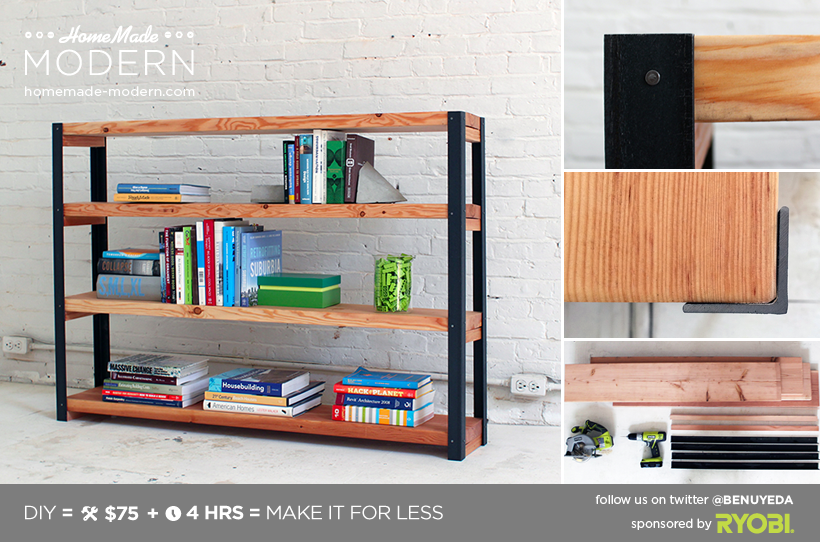 Homemade Modern Ep36 Ironbound Bookcase