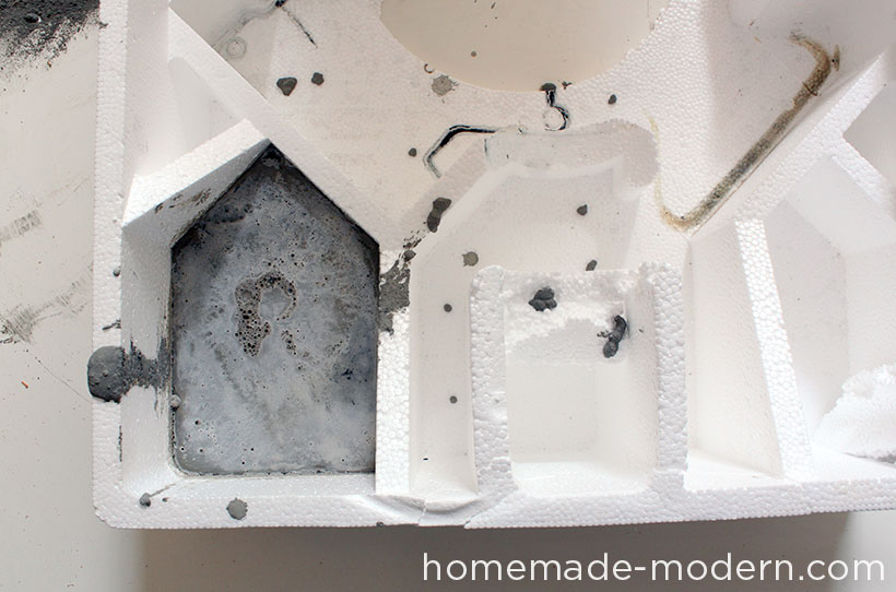 HomeMade Modern DIY EP25 Concrete Bookends Step 2