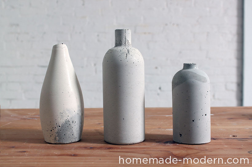 HomeMade Modern DIY EP27 Concrete Vases Options