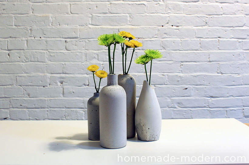 HomeMade Modern DIY EP27 Concrete Vases Options