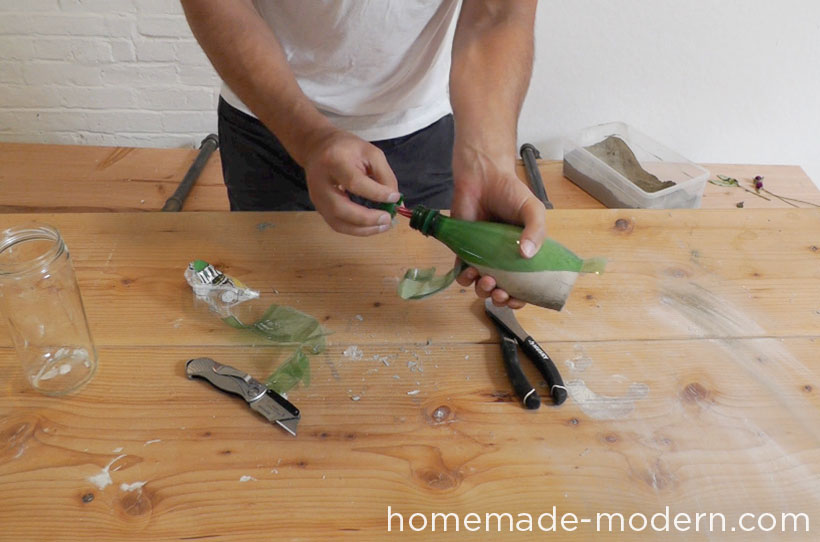 HomeMade Modern DIY EP27 Concrete Vases Step 5