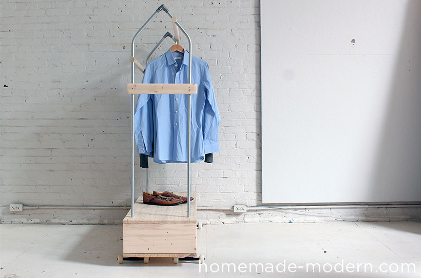 HomeMade Modern DIY Garment Rack Options