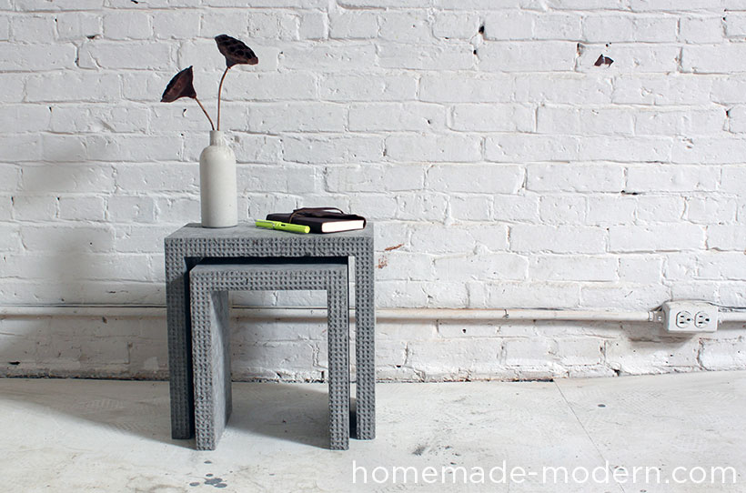 HomeMade Modern DIY EP34 Concrete Nesting Tables Options