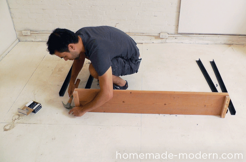 HomeMade Modern DIY EP36 Ironbound Bookcase Step 8