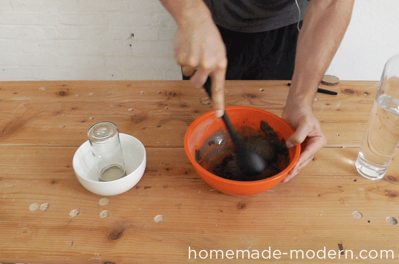 HomeMade Modern DIY EP37 Concrete Bowl Lamp Step 4