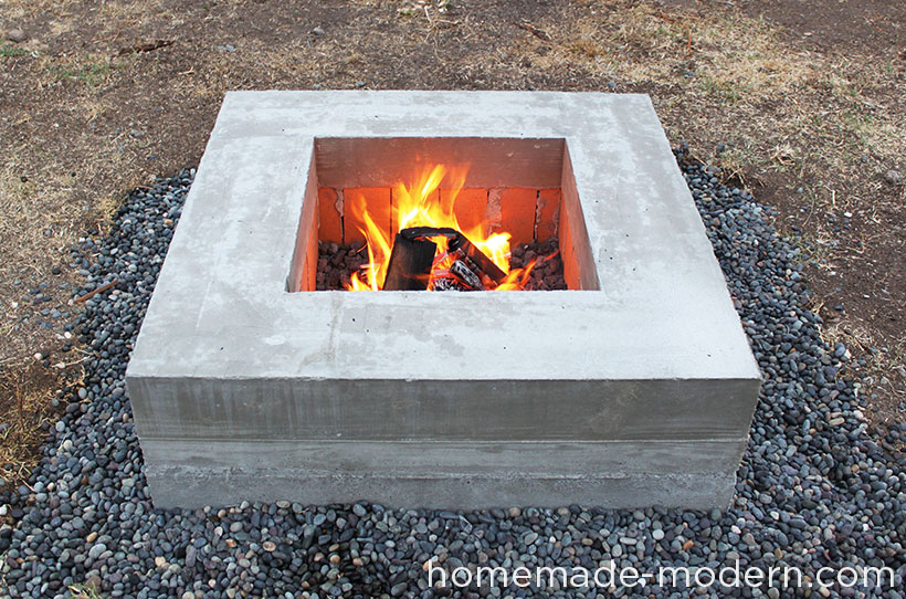 Homemade Modern Ep46 Concrete Fire Pit