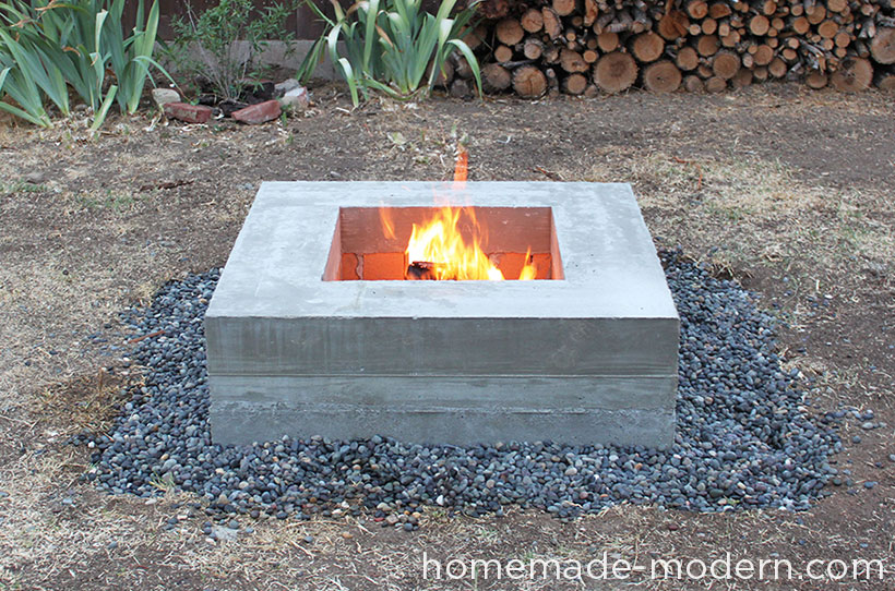 Homemade Modern Ep46 Concrete Fire Pit