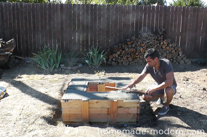 Homemade Modern Ep46 Concrete Fire Pit