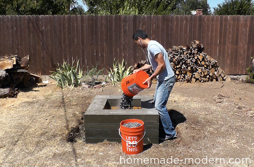 HomeMade Modern DIY EP41 Concrete Fire Pit Step 19