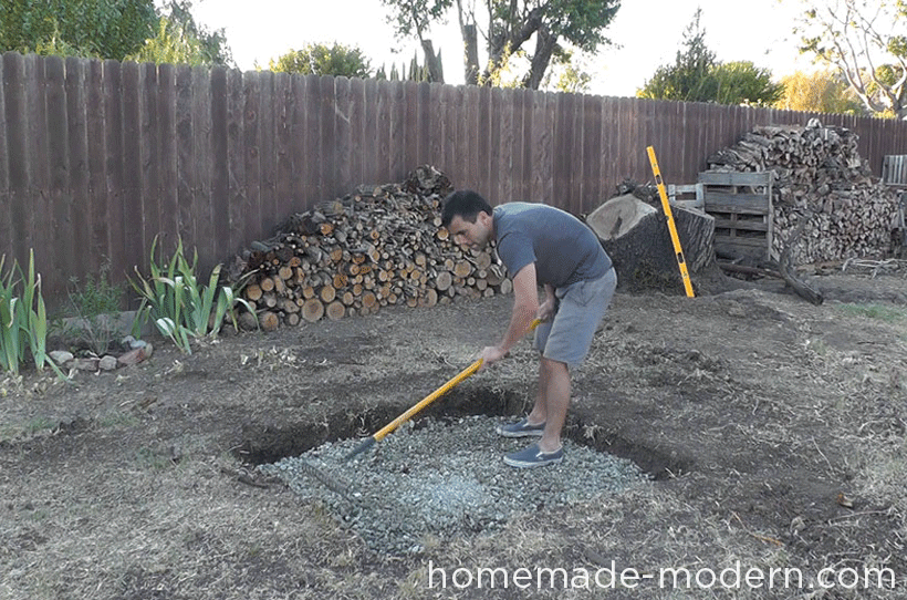 HomeMade Modern DIY EP41 Concrete Fire Pit Step 6