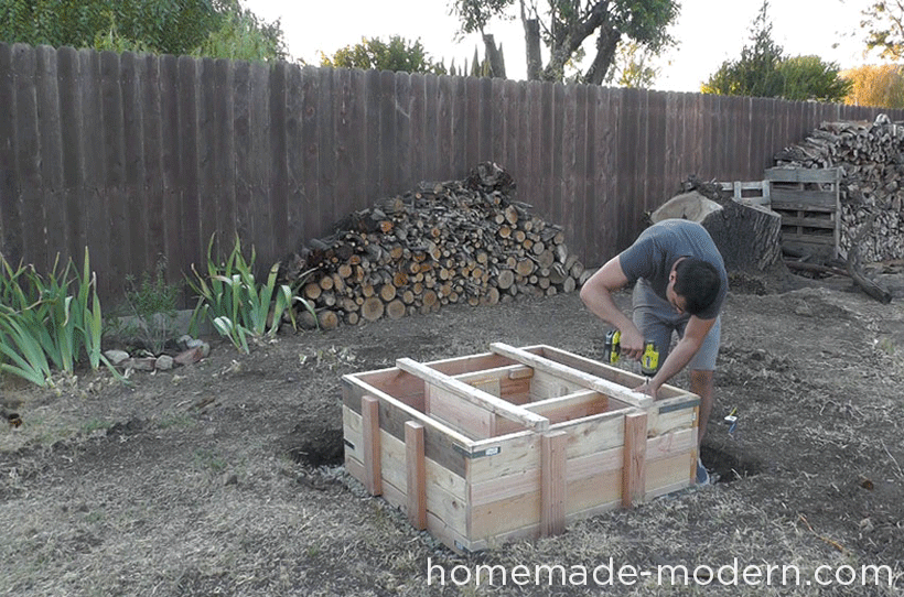 HomeMade Modern DIY EP41 Concrete Fire Pit Step 8