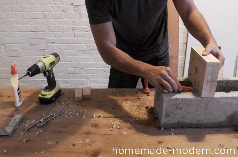 HomeMade Modern DIY EP41 Self Watering Concrete Planter Step 14