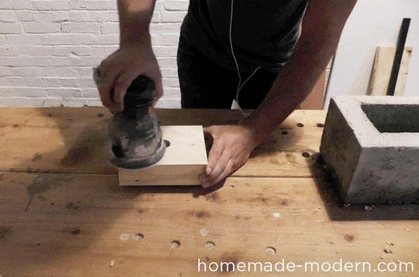 HomeMade Modern DIY EP41 Self Watering Concrete Planter Step 15