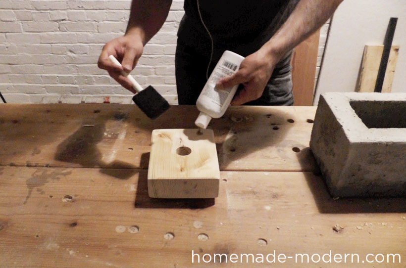 HomeMade Modern DIY EP41 Self Watering Concrete Planter Step 16