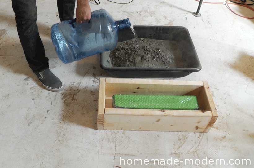 HomeMade Modern DIY EP41 Self Watering Concrete Planter Step 7