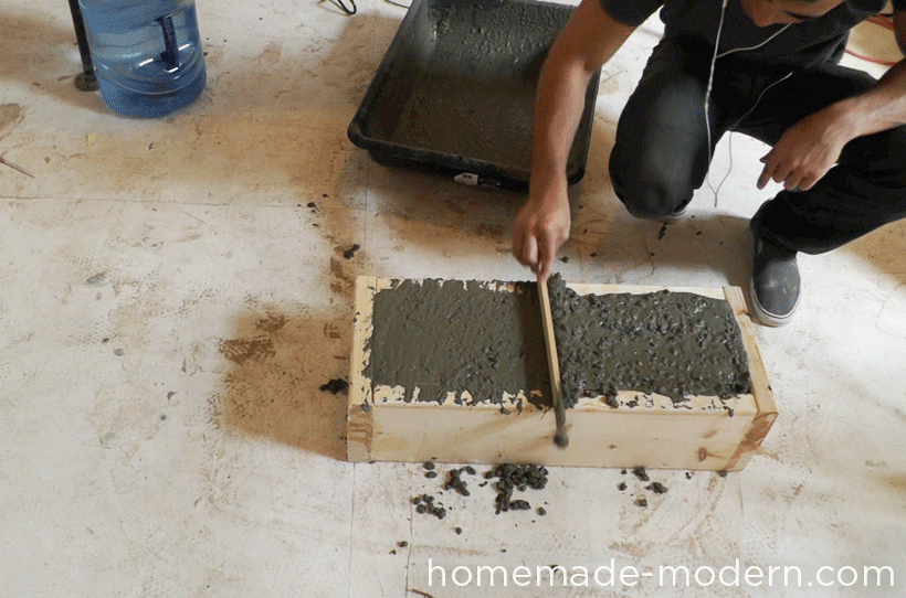 HomeMade Modern DIY EP41 Self Watering Concrete Planter Step 8
