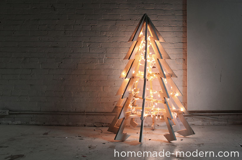 HomeMade Modern DIY Xmas Tree Options