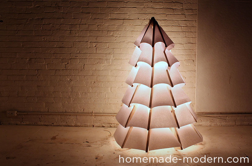 HomeMade Modern DIY Xmas Tree Options