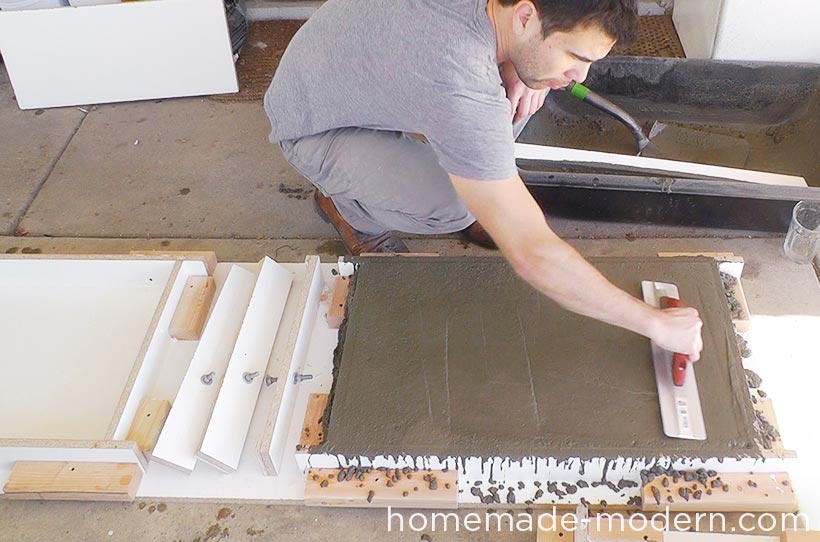 HomeMade Modern DIY EP55 Concrete Bar Step 11