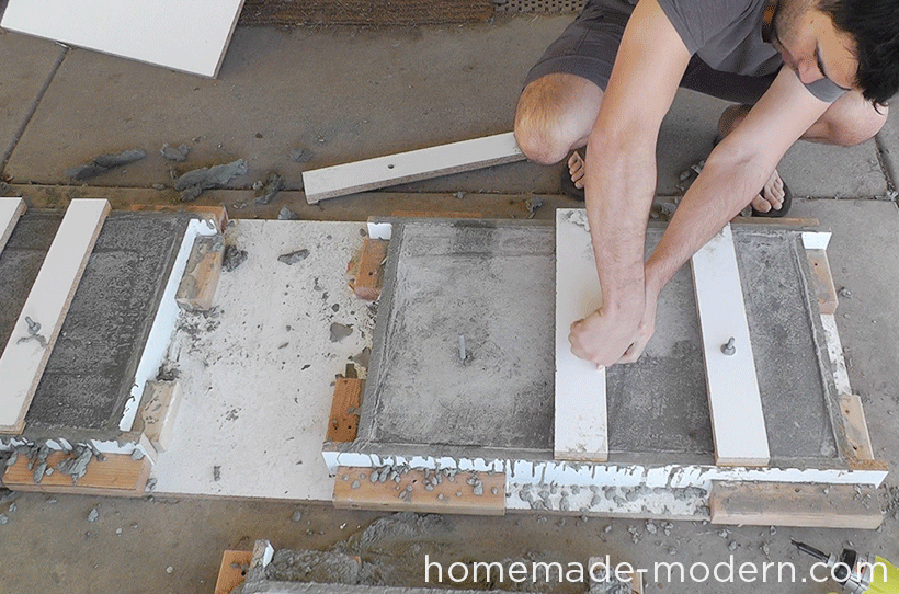 HomeMade Modern DIY EP55 Concrete Bar Step 13