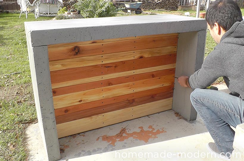 HomeMade Modern DIY EP55 Concrete Bar Step 19