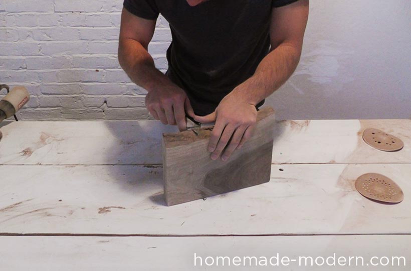 HomeMade Modern DIY EP56 Concrete Walnut Nightstand Step 11