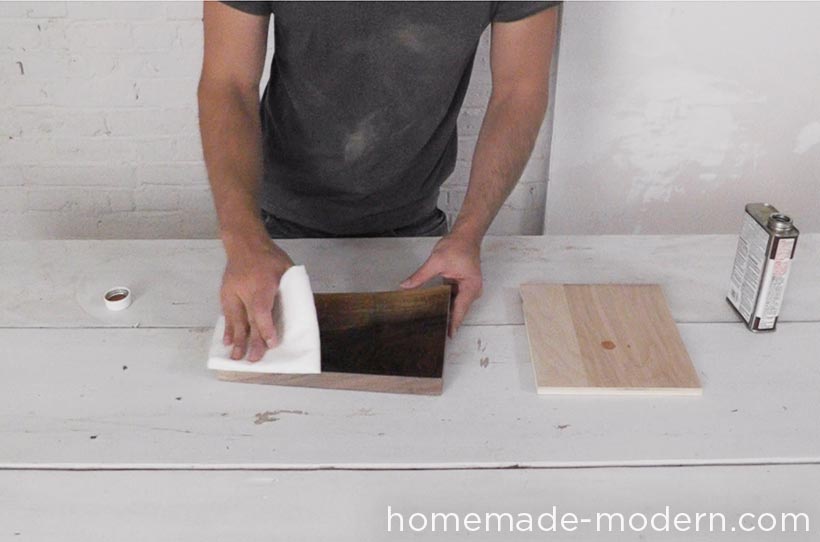 HomeMade Modern DIY EP56 Concrete Walnut Nightstand Step 12