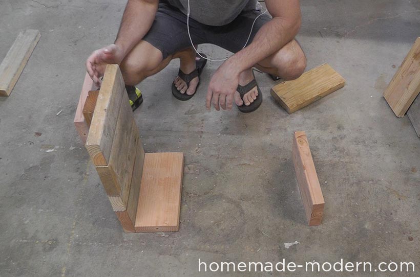 HomeMade Modern DIY EP57 Outdoor Concrete Bench Step 2