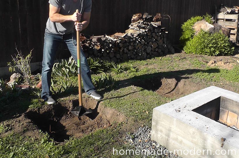HomeMade Modern DIY EP57 Outdoor Concrete Bench Step 7