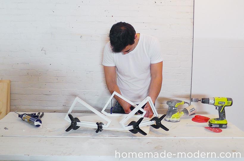 HomeMade Modern DIY EP61 Geometric Marble Coffee Table Step 6