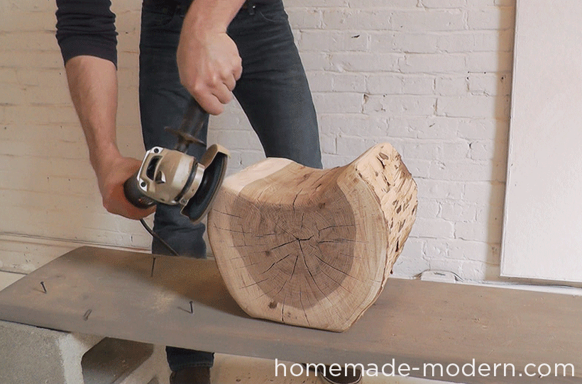 HomeMade Modern DIY EP62 Little Log Chair Step 5