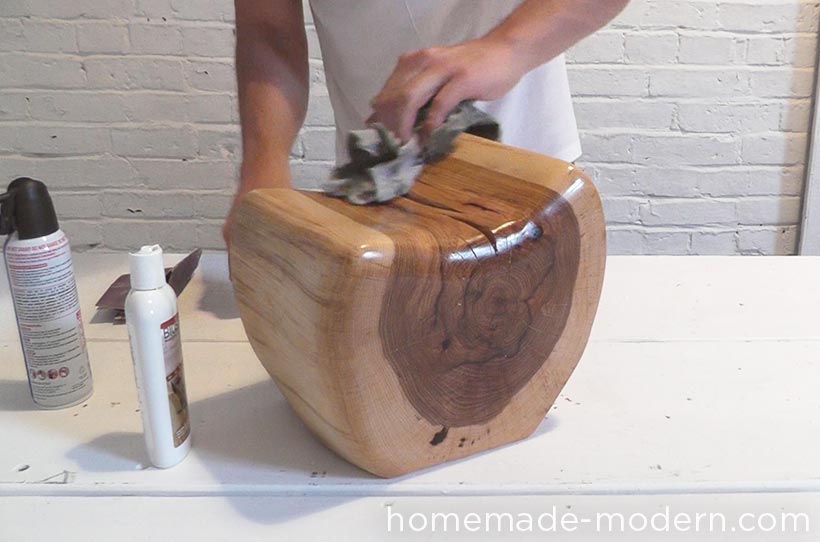 HomeMade Modern DIY EP62 Little Log Chair Step 8