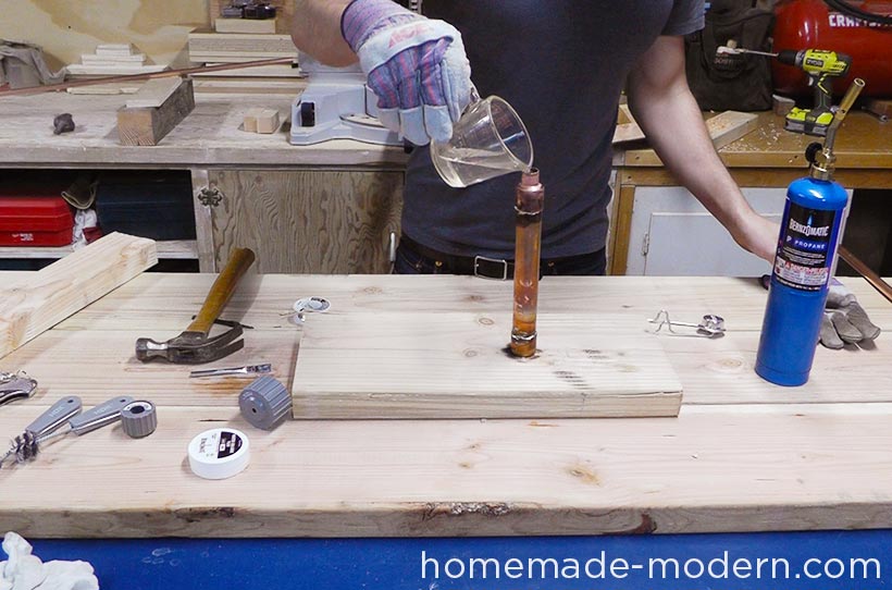HomeMade Modern DIY EP63 Copper Tiki Torches Optional Step
