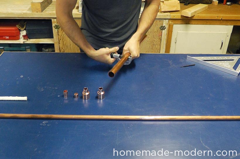 HomeMade Modern DIY EP63 Copper Tiki Torches Step 1