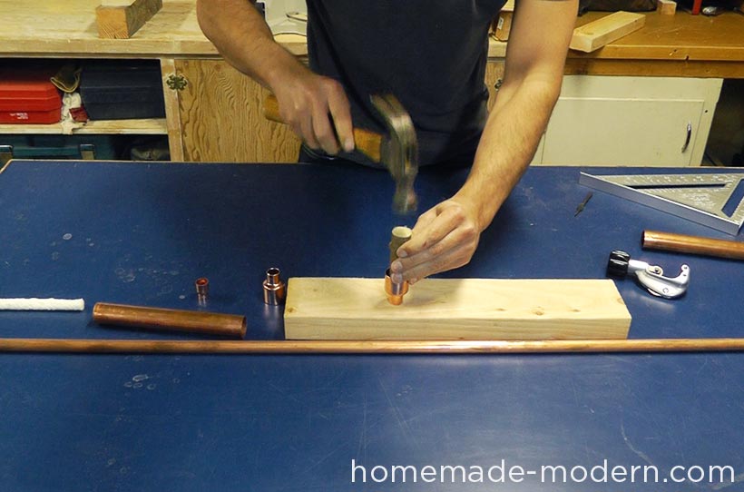 HomeMade Modern DIY EP63 Copper Tiki Torches Step 2