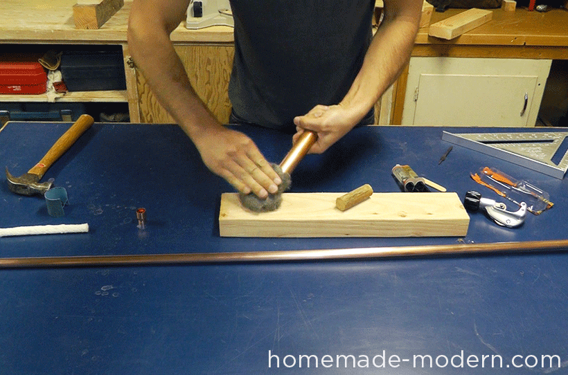 HomeMade Modern DIY EP63 Copper Tiki Torches Step 3